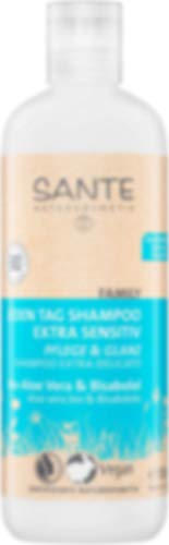 Sante Naturkosmetik [Natural Cosmetics Everyday Organic Aloe Vera & Bisabolol Extra Sensitive Shampoo for Sensitive Scalp