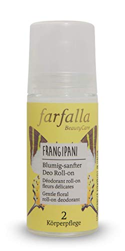 farfalla Frangipani Floral Gentle Roll-On Deodorant 50 ml by WK Organics.