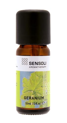 SENSOLI Geranium Essential Oil 10ml - Pure and Natural Essential Oil for Aromatherapy and Diffusers : Amazon.co.uk: Health & Personal Care