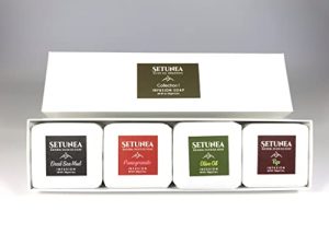 Setunea Organic Olive Oil Soap Infusion Collection I (4 x 100g) by WK Organics.