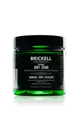 Brickell Men's Polishing Body Scrub for Men
