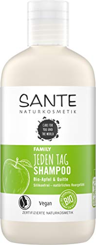 SANTE Naturkosmetik Jeden Tag Shampoo Organic Apple & Quince Mild Hair Care for Normal Hair