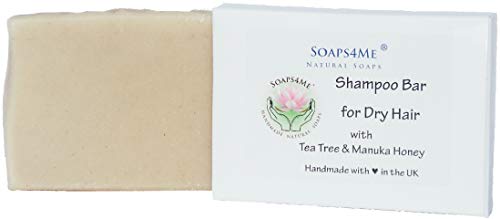 ATTIS Shampoo Bar for Dry Hair | Natural | Handmade | with Almond Oil | Tea Tree Essential Oil | Manuka Honey by WK Organics.