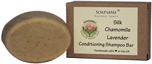 ATTIS Handmade Silk Chamomile & Lavender Conditioning Shampoo Bar | with Rhassoul Clay | Lavender Essential Oil | Sulfate Free | Aloe Vera gel | For Man & Women by WK Organics.