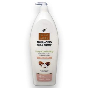 First Lady Enhancing Shea Butter Deep Conditioning Moisturizing Hand & Body Lotion 1000ml - Dry & Dull Skin by WK Organics. C