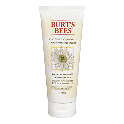 Burt's Bees Natural Cleanser Soap Bark and Chamomile Deep Cleansing Cream – 1 x Tube 170 grams by WK Organics.