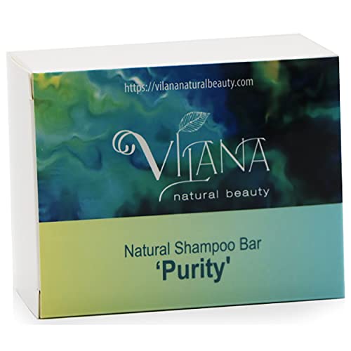 Purity Natural Shampoo Bar 70g by Vilana | Vegan Shampoo Bar – Nourishes