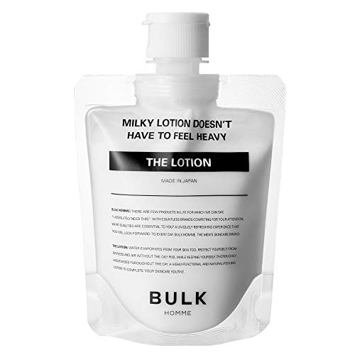 BULK HOMME – THE LOTION – Facial Moisturiser and Skin Care for Men – Light Face Moisturiser for Optimum Skin Hydration – Advanced Japanese Skin Care made with Natural Ingredients – 100g by WK Organics.