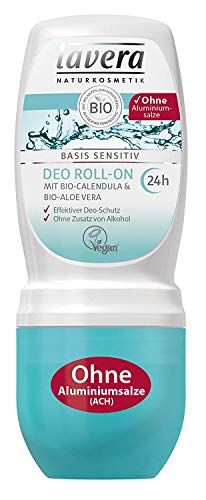 lavera Deodorant Roll-On Base Sensitive 24 Sensitive Skin 50 ml by WK Organics UK