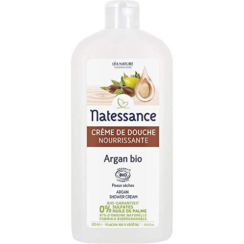 Natessance Sulphate Free Organic Cosmetic Bio Argan and Orange Blossom Shower Cream