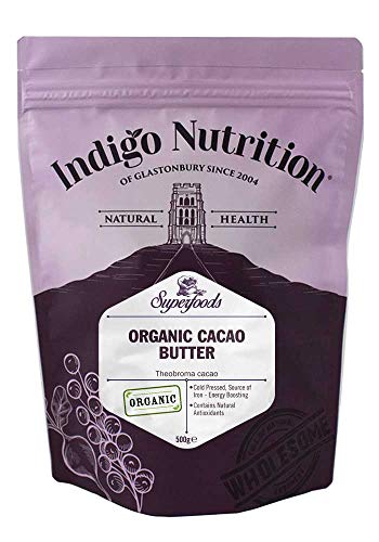 Indigo Herbs Organic Cacao Butter 500g by WK Organics.
