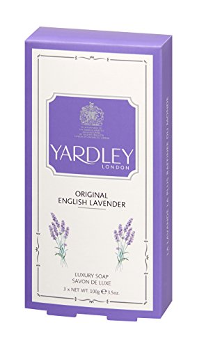 Yardley London Original English Lavender Soap 3 x 100g by WK Organics. C