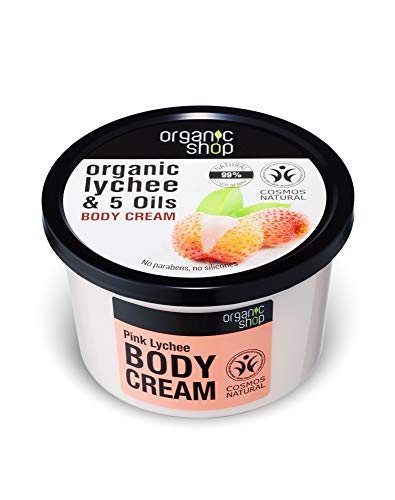 Organic Shop Pink Lychee and 5 Oils Body Cream