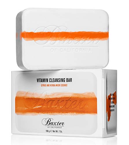 Baxter of California Vitamin Cleansing Bar Citrus & Herbal Musk - Moisture Restoring Body Soap