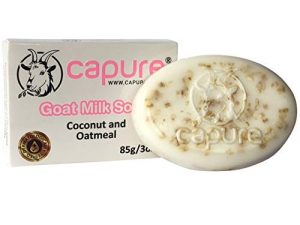 Goat Milk Soap with Coconut and Oatmeal (85g/3oz) by WK Organics.