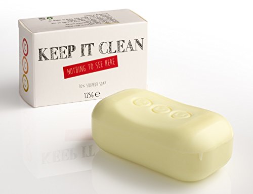 Keep it Clean - 10% Sulphur Soap - whytheface by WK Organics.