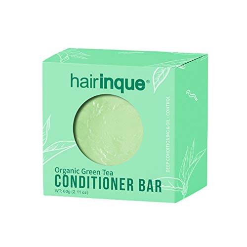 Allouli Green Tea Fragrance Hair Conditioner Handmade Soap Shampoo Bar Moisturizing Nourishing Hair Care by WK Organics.