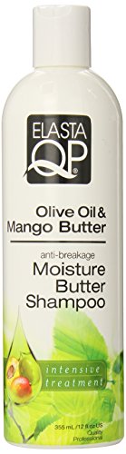 Elasta QP Olive Oil and Mango Butter Moisture Shampoo 355 ml by WK Organics.