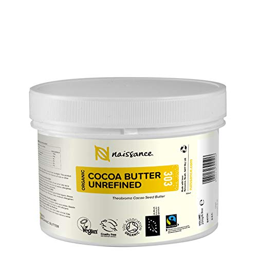 Naissance Organic & Fairtrade Cocoa Butter 250g - Pure