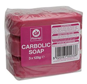 Fitzroy Carbolic Soap (3 X 125g) by WK Organics. C