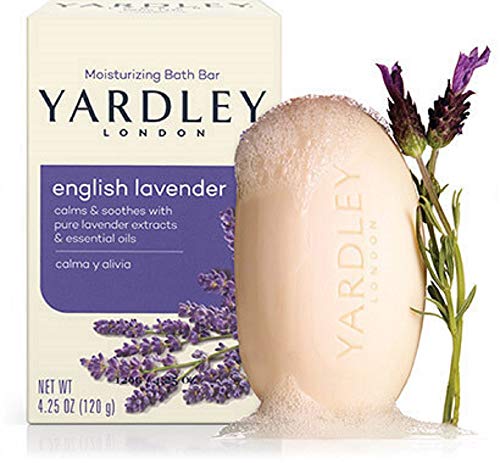 Yardley Lavender Soap Bar 120g x 6 Packs by WK Organics. C