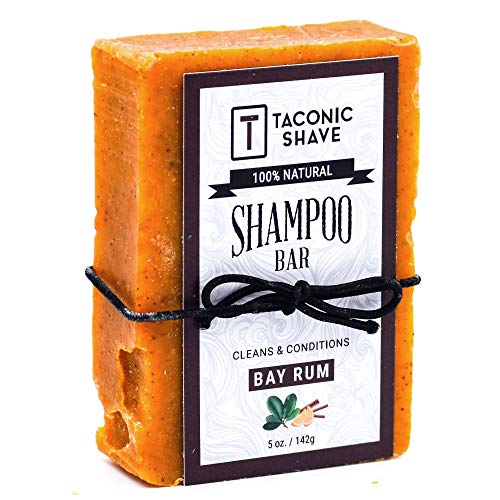 Taconic Shave Bay Rum Shampoo Bar - All Natural/Handcrafted - 5.0 Oz. by WK Organics.