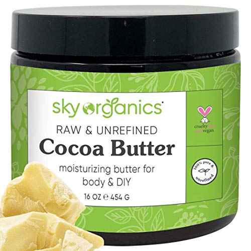 Organic Cocoa Butter By Sky Organics: Unrefined
