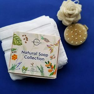 O Naturals 6 Piece Moisturizing Body Wash Bar Soap Collection Zero Waste. Face Soap Acne Soap 100% Natural Organic Ingredients & Therapeutic Essential Oils. Vegan Gift Set Triple Milled 680gr Total by WK Organics. B