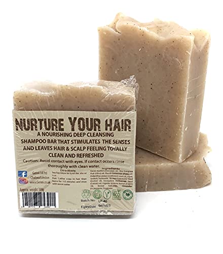 Argan and Castor Oil Shampoo Bar | Handcrafted Artisan | Eco & Vegan Friendly | All hair types by WK Organics. C