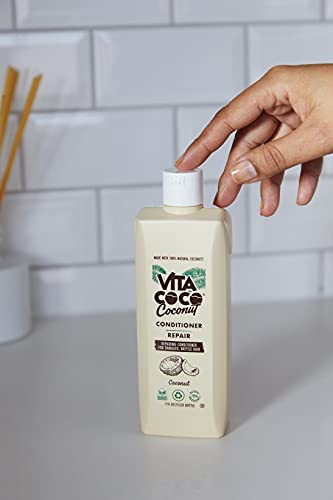 Vita Coco Repairing Coconut Conditioner for Dry Damaged Hair (400ml) • Conditioner nourishes and protects the hair with 100% Natural Coconuts while revitalizing the hair by WK Organics. B
