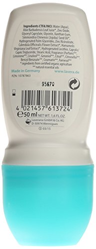 lavera Deodorant Roll-On Base Sensitive 24 Sensitive Skin 50 ml by WK Organics UK C