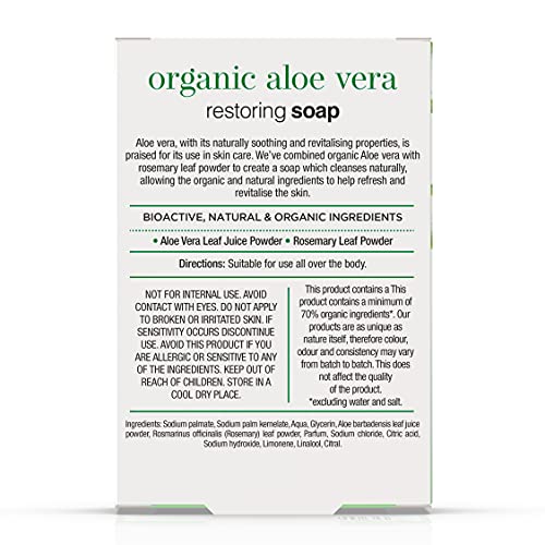 Dr.Organic Aloe Vera Soap 100g by WK Organics. C