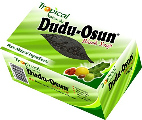 Dudu Osun 150 g Tropical Pure Natural African Black Soap - Pack of 3 by WK Organics. B
