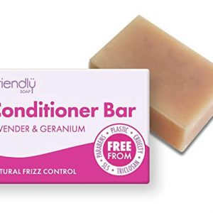 Friendly Soap Natural Lavender & Geranium Shampoo & Conditioner Bar Duo by WK Organics. B