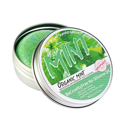 Hair Darkening Shampoo Bar - Natural Organic Conditioner and Repair Essence (MINT) by WK Organics. C