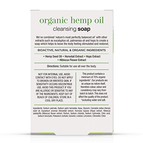 Hemp Oil Cleansing Soap by WK Organics. C