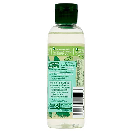 Le Petit Marseillais Concentrated Shower Gel 100 ml Mint Leaf Pack of 4 by WK Organics. C