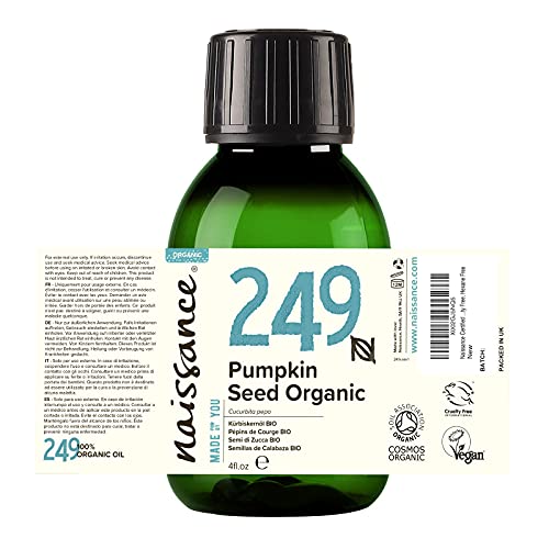 Naissance Pumpkin Seed Oil 100ml Certified Organic 100% Pure by WK Organics. C
