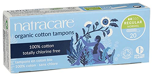Natracare Organic Non Applicator Tampons Regular 20 Per Pack : Amazon.co.uk: Health & Personal Care B