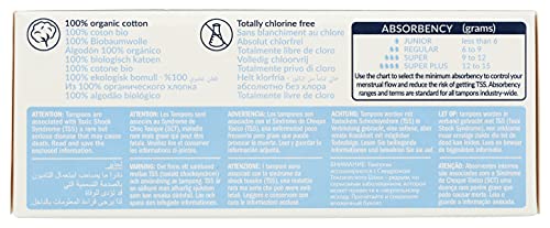 Natracare Organic Non Applicator Tampons Regular 20 Per Pack : Amazon.co.uk: Health & Personal Care C