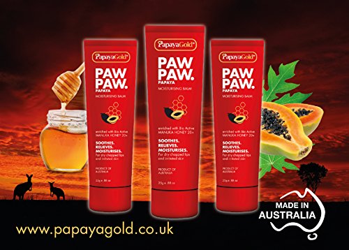 PapayaGold Paw Paw Moisturising Balm by WK Organics. C