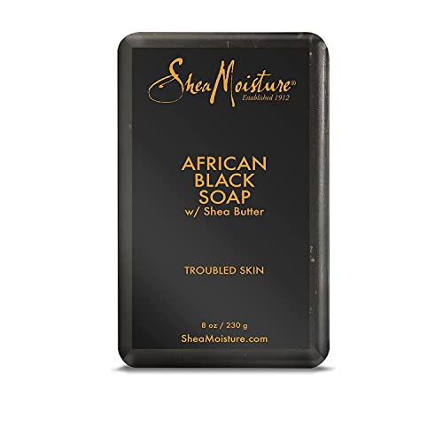 Shea moisture Organic African Black Soap Bar with Shea Butter