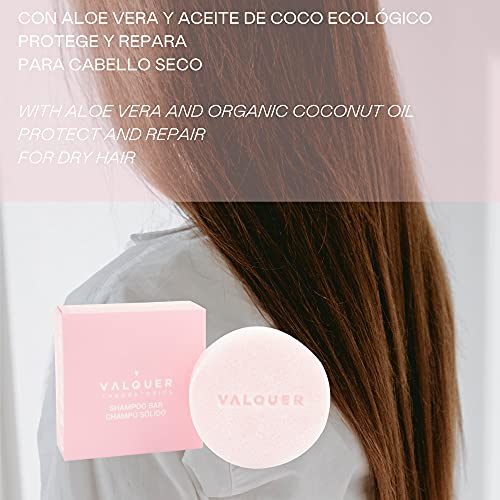 Valquer Solid Shampoo Sulphate Soap Plastic 50g Dry Hair 50g by WK Organics. C