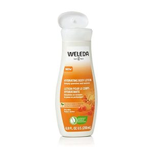WELEDA Sea Buckthorn Rich Care Body Lotion - Vitalising Natural Cosmetics Body Lotion provides up to 48 hours of intensive moisture for quick care of dry skin (1 x 200 ml) by WK Organics. B