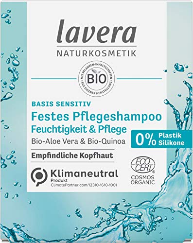 lavera Firm care shampoo base sensitive moisture and care - shampoo without silicone - certified natural cosmetics - gentle foam experience