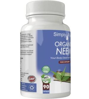 Simply Pure Organic Neem Capsules x 90