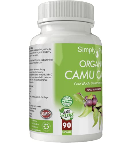 Simply Pure Organic Camu Camu Capsules x 90