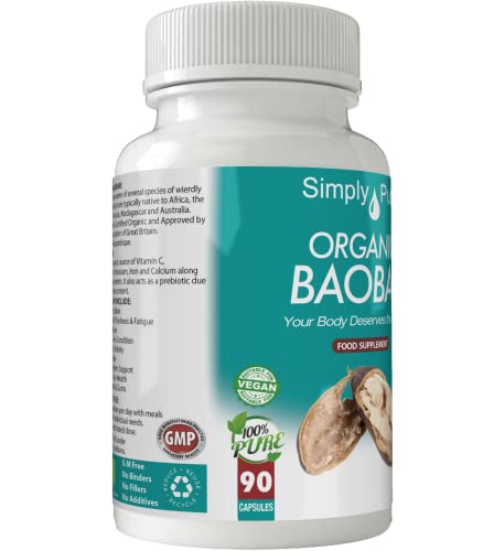 Simply Pure Organic Baobab Capsules x 90