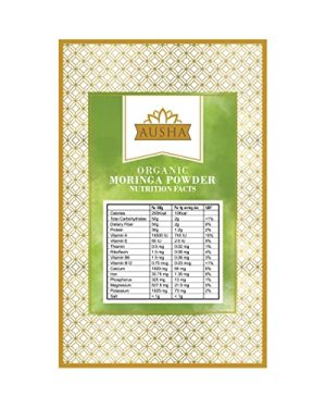 AUSHA Organic Moringa Leaf Powder 500g | Certified Organic