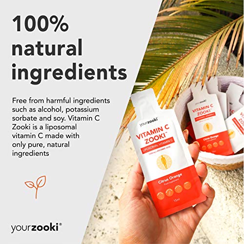 YourZooki - Vitamin C Zooki - Vitamin C 1000mg Liquid Sachets - Alchohol Free